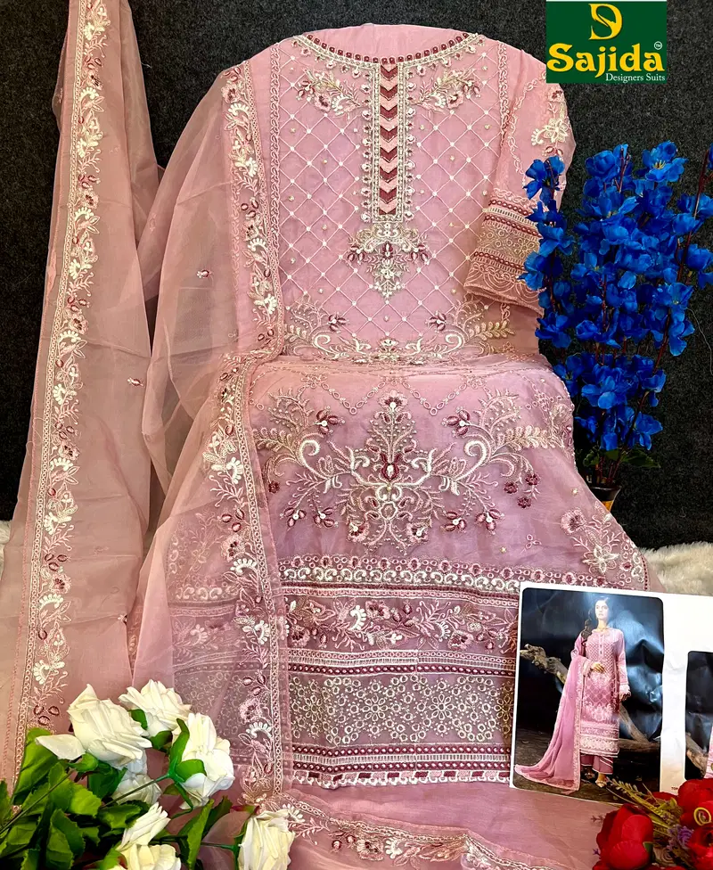 Zara By Sajida Designer Suit Wholesale Price In Surat